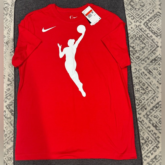 Nike Other - Nike Red Tee with White Logo